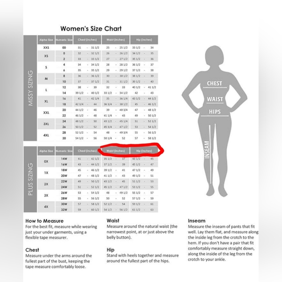 NWT 🌸💙Alia Blue Plus Size Women Pull On Pants: size 18W💙🌸 - Picture 6 of 6